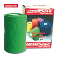 PRESSOTHERM Kohäsive Bandage 8 cmx4 m grün