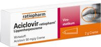 ACICLOVIR-ratiopharm-Lippenherpescreme