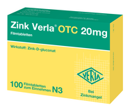 ZINK VERLA OTC 20 mg Filmtabletten