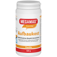 MEGAMAX Aufbaukost Vanille Pulver