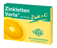 ZINKLETTEN Verla Orange Lutschtabletten