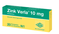 ZINK VERLA 10 mg Filmtabletten