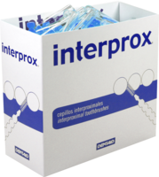 INTERPROX reg conical blau Interdentalbürste Box