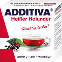 ADDITIVA heißer Holunder Pulver Sachets