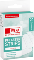 WEPA Pflasterstrips sensitiv 3 Größen