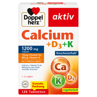 DOPPELHERZ Calcium+D3+K Tabletten