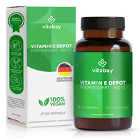VITAMIN E 600 I.E. Depot vegan hochdosiert Weichk.