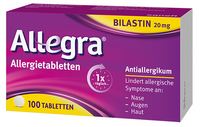 ALLEGRA Allergietabletten 20 mg Tabletten